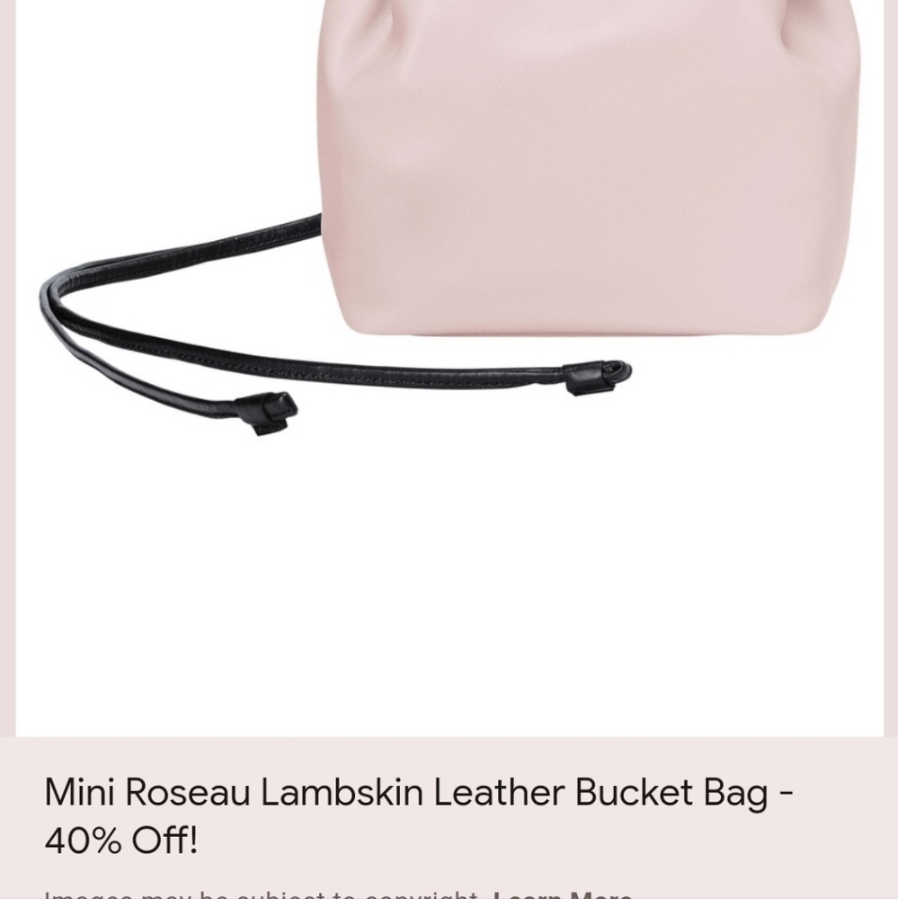 Longchamp mini roseau lambskin bag nwot - Picture 13 of 13
